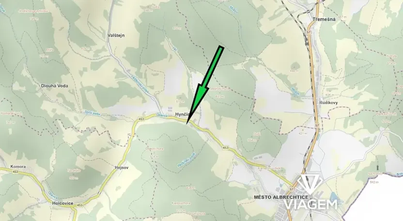 Prodej podílu pozemku pro bydlení, Město Albrechtice, 738 m2