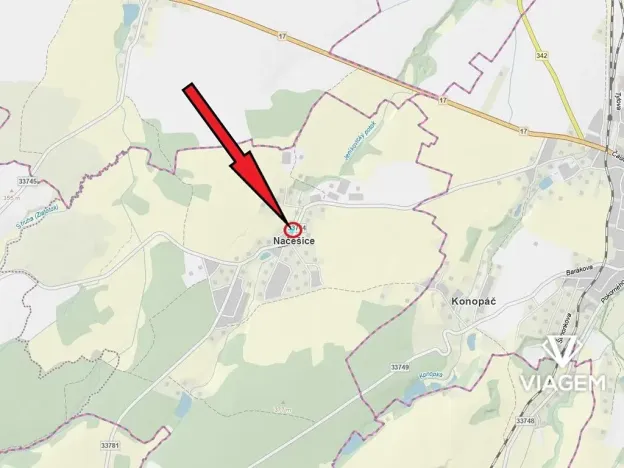 Prodej podílu pozemku pro bydlení, Načešice, 147 m2