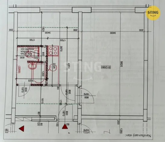 Pronájem bytu 1+1, Ostrava - Poruba, 38 m2
