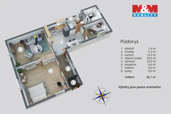 Prodej rodinného domu, Braňany, Mostecká, 80 m2