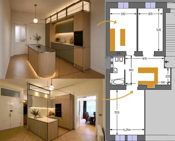 Prodej bytu 3+kk, Praha - Smíchov, Kotevní, 82 m2