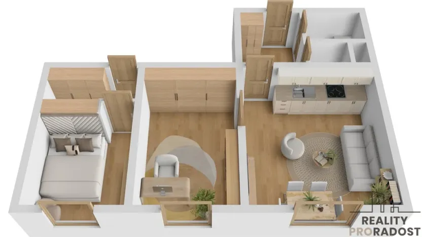 Prodej bytu 3+kk, Opava - Kateřinky, Na Pastvisku, 51 m2