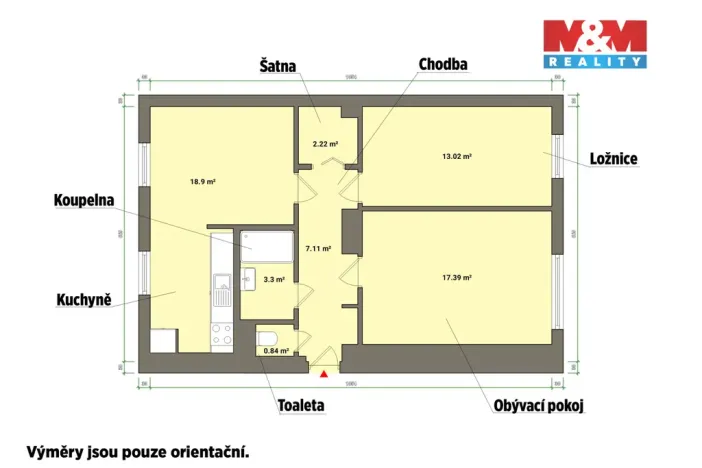 Pronájem bytu 3+kk, Mariánské Lázně, U Pily, 65 m2