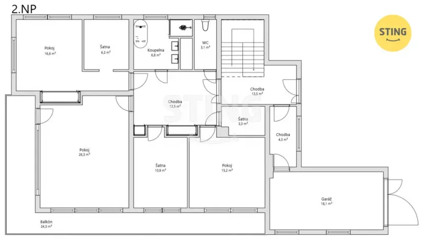 Prodej vily, Bzenec, Slunečná, 300 m2