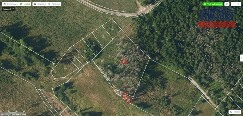 Prodej lesa, Knínice, 5303 m2