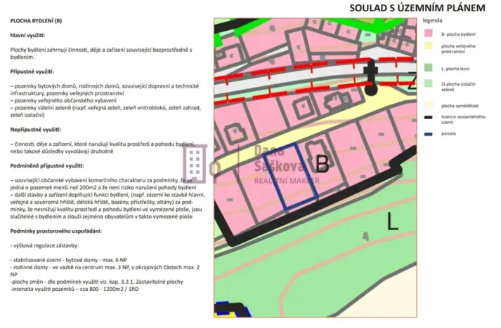 Prodej pozemku pro bydlení, Dačice - Dačice III, U Třech křížů, 713 m2