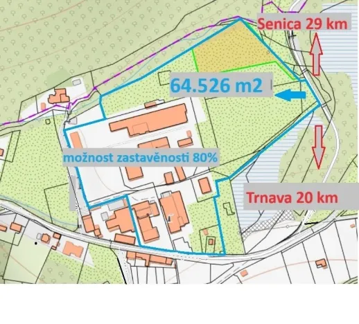 Prodej výrobních prostor, Horné Orešany, Slovensko, 5195 m2