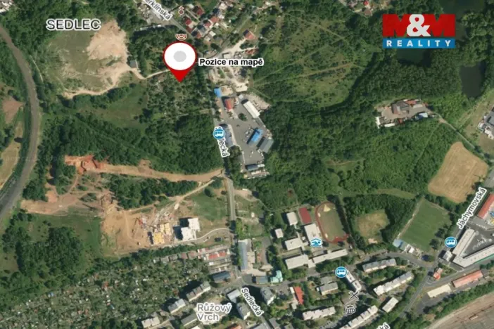 Prodej zahrady, Karlovy Vary, Merklínská, 834 m2