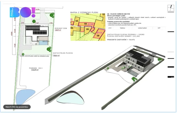 Prodej pozemku pro bydlení, Horní Bludovice, 2609 m2