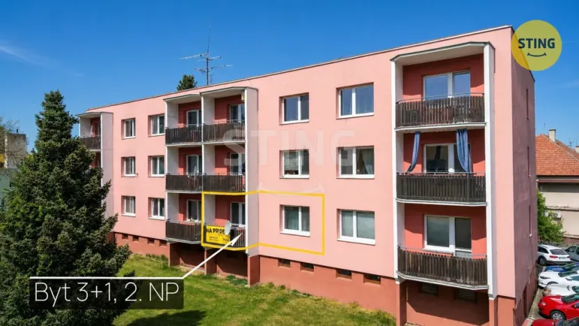 Prodej bytu 3+1, Nivnice, Sídliště, 73 m2