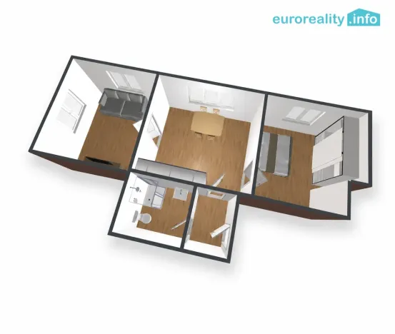 Prodej bytu 2+1, Česká Lípa, Svojsíkova stezka, 49 m2