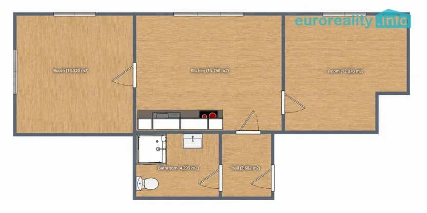 Prodej bytu 2+1, Česká Lípa, Svojsíkova stezka, 49 m2