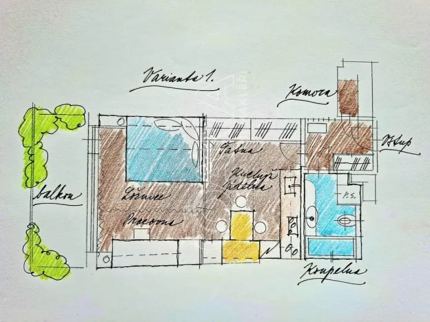 Prodej bytu 1+kk, Praha - Stodůlky, Symfonická, 51 m2