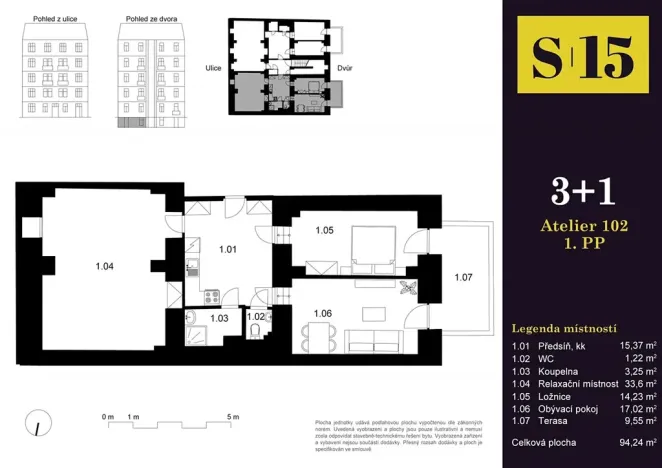 Prodej ubytování, Praha - Smíchov, 84 m2