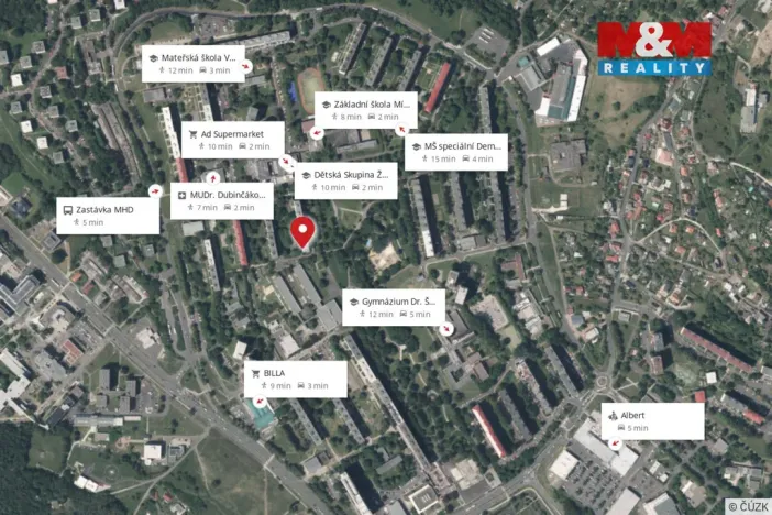 Prodej bytu 3+1, Ústí nad Labem - Severní Terasa, Svojsíkova, 68 m2