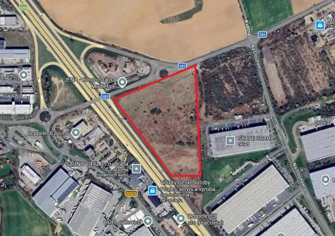 Pronájem komerčního pozemku, Praha, 5000 m2