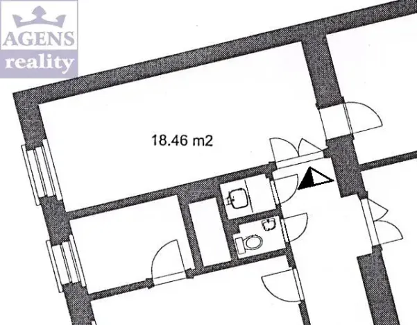 Pronájem kanceláře, Praha - Nové Město, Legerova, 18 m2