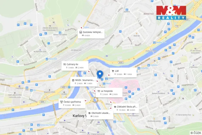 Prodej bytu 1+1, Karlovy Vary, K. Čapka, 36 m2