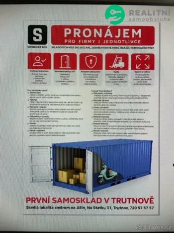 Pronájem skladu, Trutnov - Volanov, Na statku, 8 m2