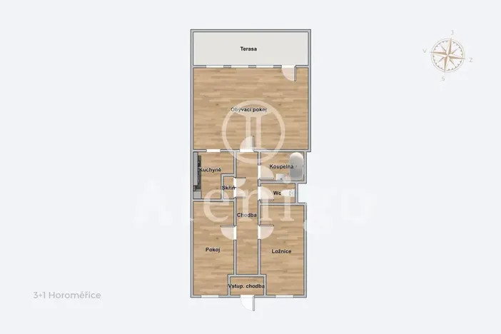 Prodej bytu 3+kk, Horoměřice, Komenského, 72 m2