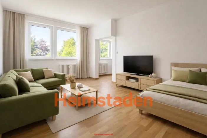Pronájem bytu 1+kk, Karviná - Hranice, Slovenská, 36 m2