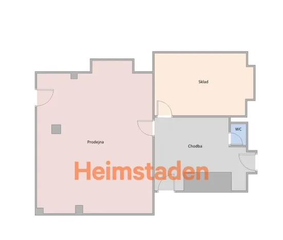 Pronájem kanceláře, Havířov - Město, Hlavní třída, 74 m2