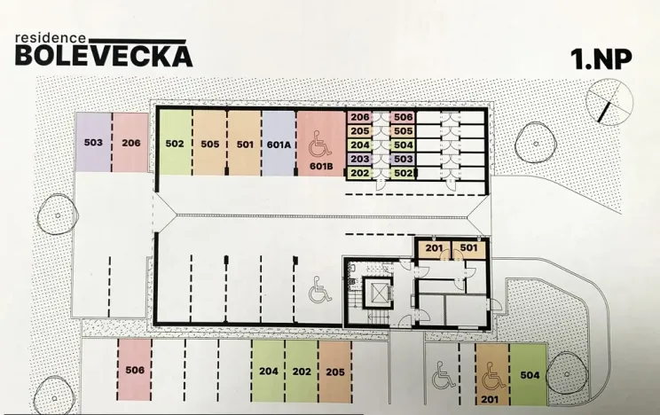 Pronájem bytu 2+kk, Plzeň - Severní Předměstí, Bolevecká, 58 m2