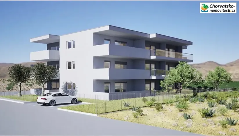 Prodej bytu 2+kk, Povljana, Chorvatsko, 44 m2