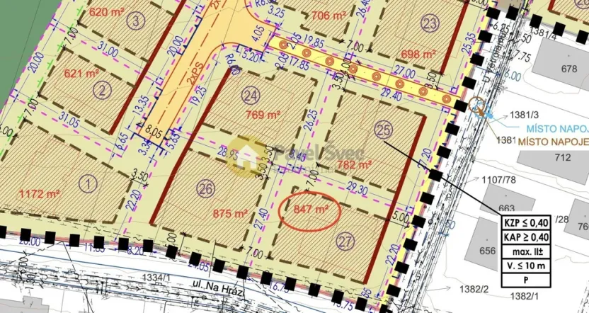 Prodej pozemku pro bydlení, Strakonice - Dražejov, U Větrolamu, 847 m2