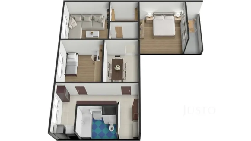 Prodej bytu 3+1, Strakonice - Strakonice I, Sídliště 1. máje, 74 m2