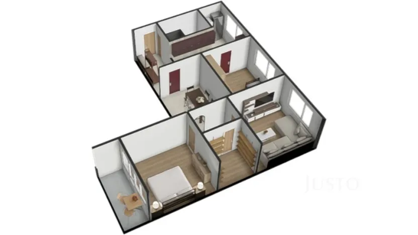 Prodej bytu 3+1, Strakonice - Strakonice I, Sídliště 1. máje, 74 m2