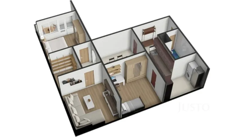 Prodej bytu 3+1, Strakonice - Strakonice I, Sídliště 1. máje, 74 m2