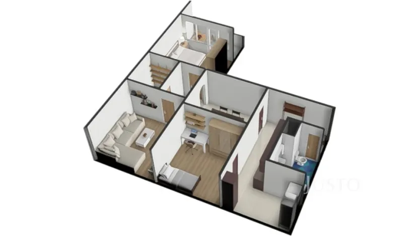 Prodej bytu 3+1, Strakonice - Strakonice I, Sídliště 1. máje, 74 m2