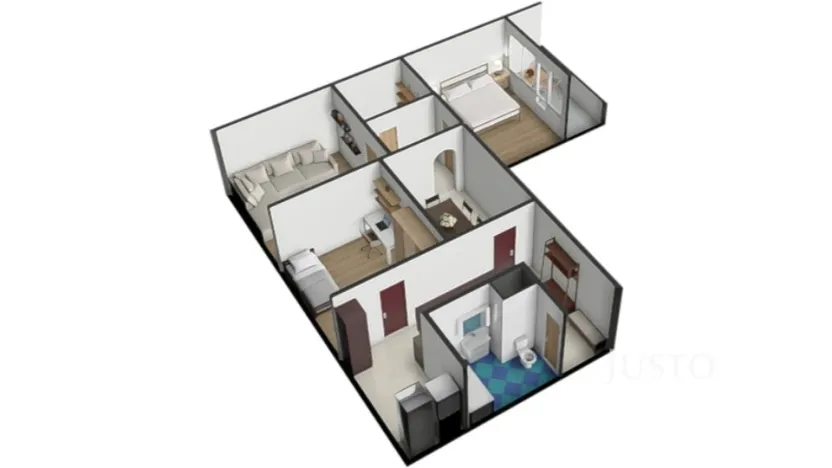 Prodej bytu 3+1, Strakonice - Strakonice I, Sídliště 1. máje, 74 m2