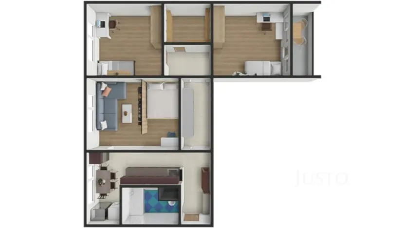 Prodej bytu 3+1, Strakonice - Strakonice I, Sídliště 1. máje, 74 m2