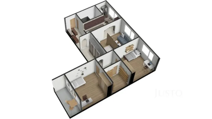 Prodej bytu 3+1, Strakonice - Strakonice I, Sídliště 1. máje, 74 m2