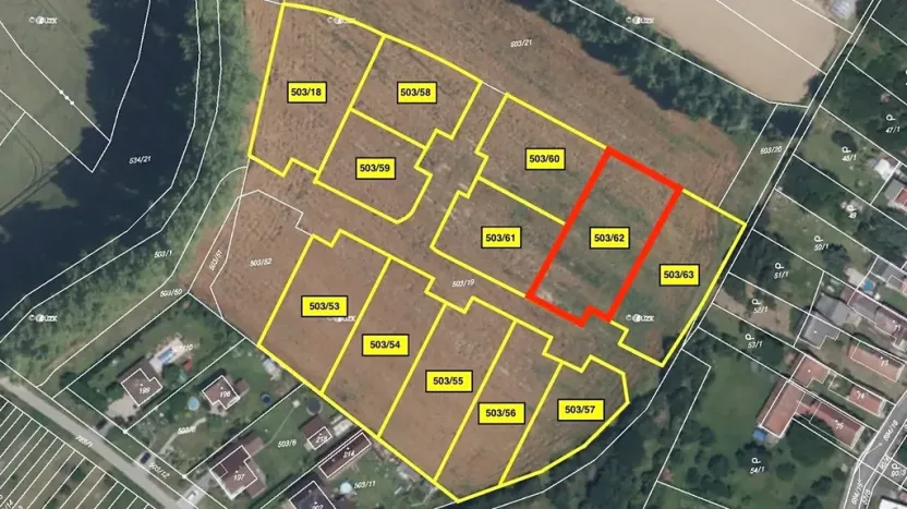 Prodej pozemku pro bydlení, Sobčice, 1390 m2