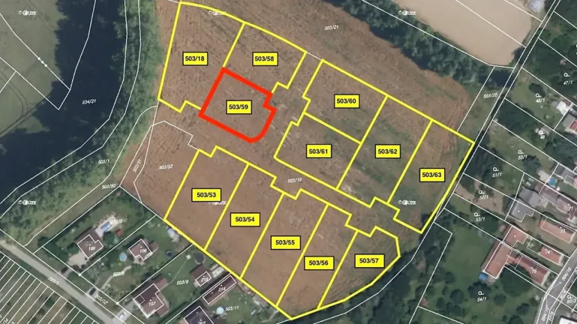 Prodej pozemku pro bydlení, Sobčice, 828 m2