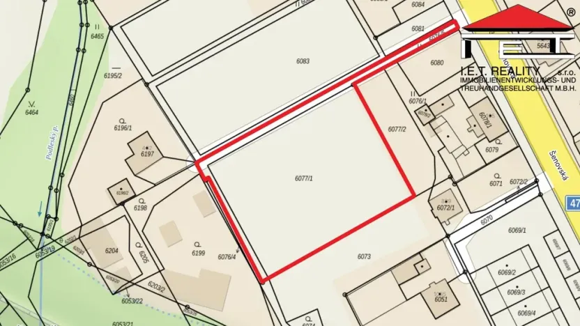 Prodej pozemku pro bydlení, Ostrava, Šenovská, 3054 m2