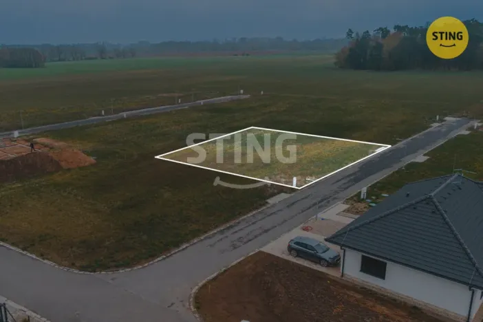 Prodej pozemku pro bydlení, Kunětice, 906 m2