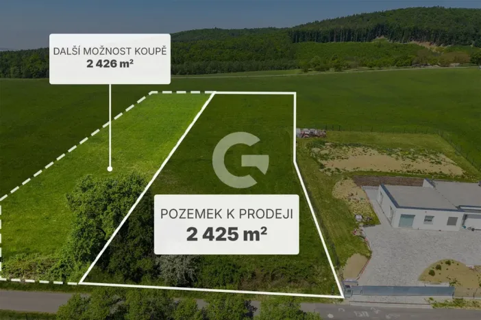 Prodej pozemku pro bydlení, Fryšták - Vítová, 2425 m2