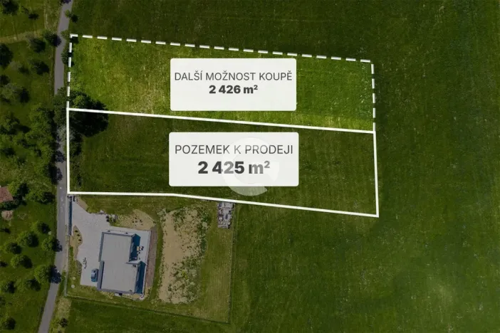 Prodej pozemku pro bydlení, Fryšták - Vítová, 2425 m2