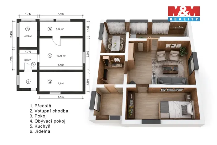 Prodej chaty, Mšecké Žehrovice, 34 m2