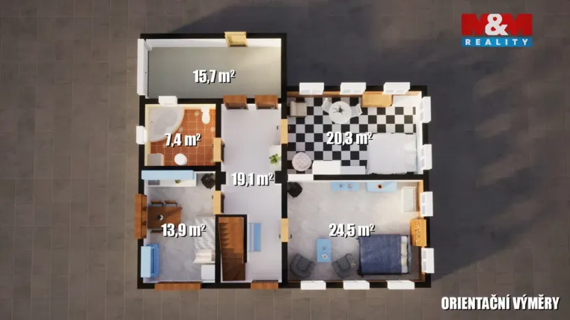 Prodej rodinného domu, Staré Křečany, 110 m2
