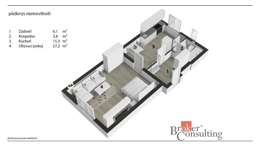 Prodej bytu 1+1, Hradec Králové, Střelecká, 51 m2