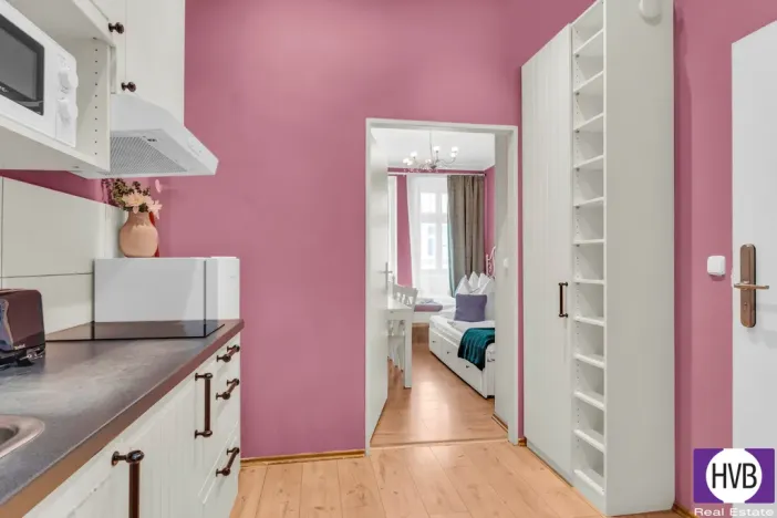 Prodej bytu 1+kk, Praha, Cimburkova, 26 m2