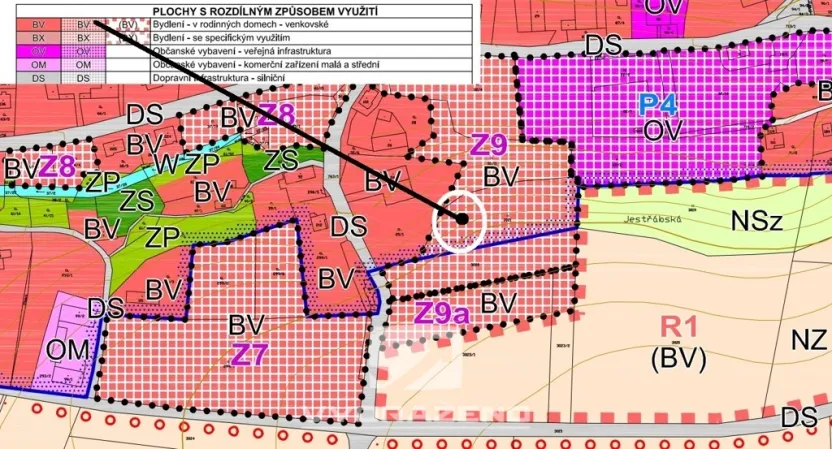 Prodej louky, Lupenice, 1014 m2