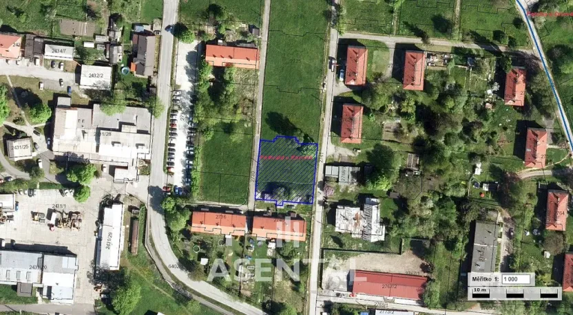 Prodej komerčního pozemku, Petřvald, Rychvaldská, 1245 m2