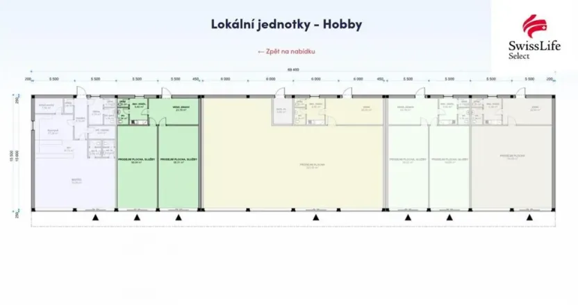 Prodej obchodního prostoru, Polná, 153 m2