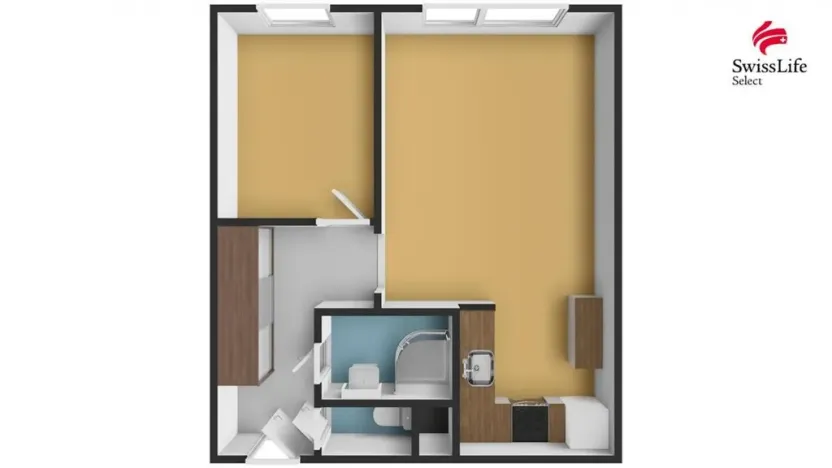Prodej bytu 2+kk, Kladno, Švédská, 39 m2